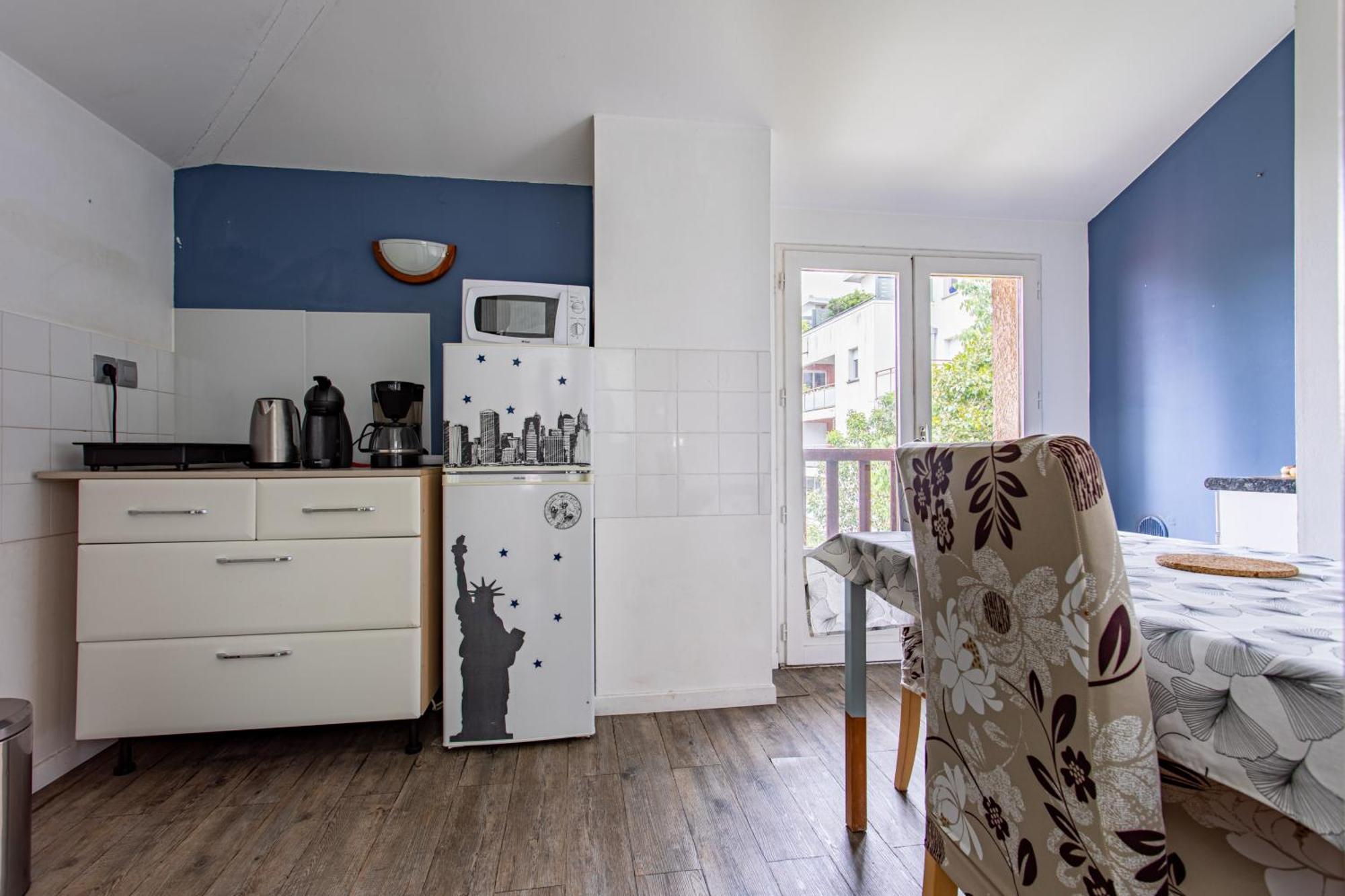 T2 Toulouse 40M2, Lit Queen Size, Climatisation, Quartier Sympa, Terrasse ภายนอก รูปภาพ