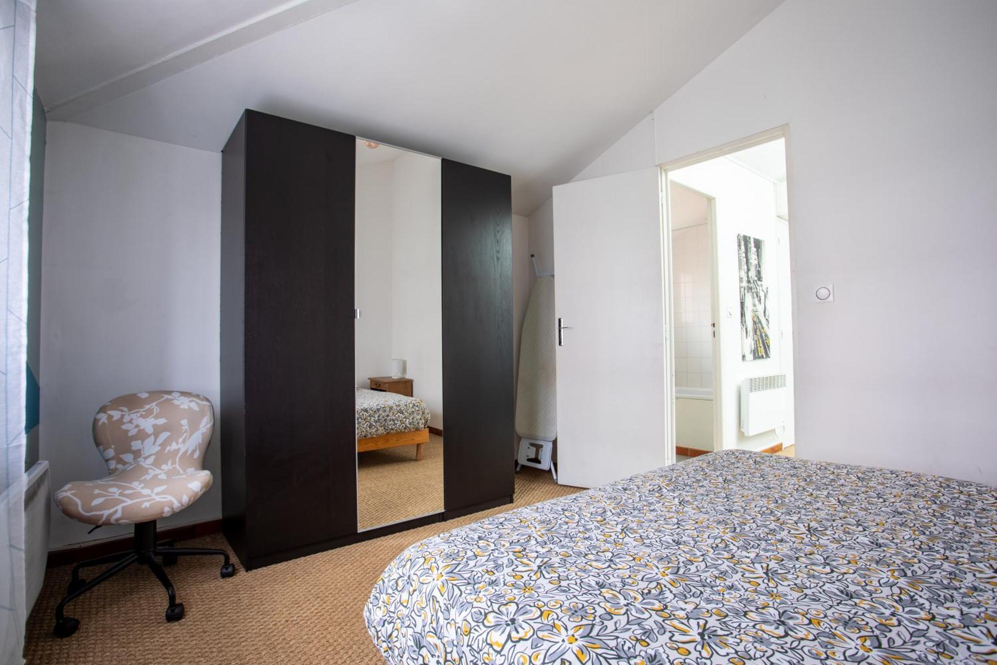 T2 Toulouse 40M2, Lit Queen Size, Climatisation, Quartier Sympa, Terrasse ภายนอก รูปภาพ